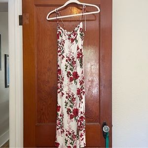 Reformation floral midi dress